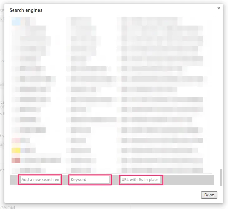 Add New Search Engines