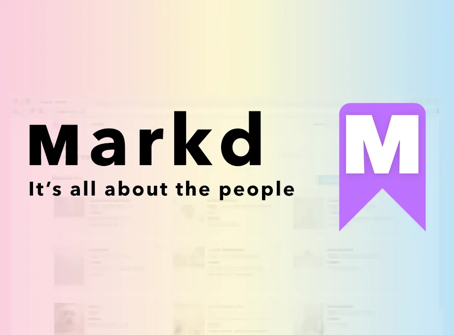 Markd - It's all about the people