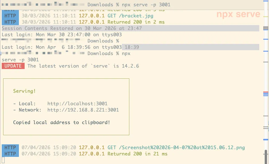 Sharing files with the containerised agent via a host file server